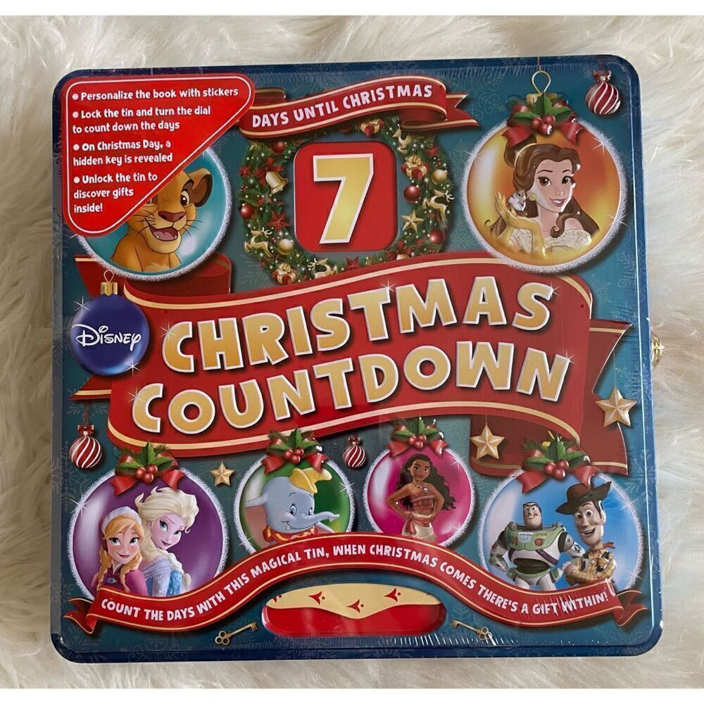 Disney 7 Day Christmas Countdown Personalized Surprise Book